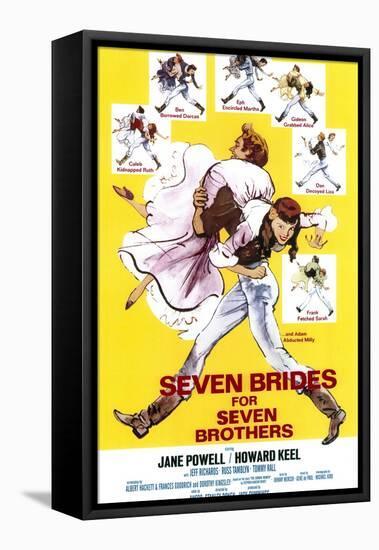 Seven Brides for Seven Brothers, 1954-null-Framed Stretched Canvas