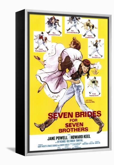 Seven Brides for Seven Brothers, 1954-null-Framed Stretched Canvas