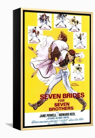 Seven Brides for Seven Brothers, 1954-null-Framed Stretched Canvas