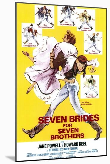 Seven Brides for Seven Brothers, 1954-null-Mounted Art Print