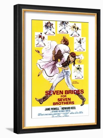 Seven Brides for Seven Brothers, 1954-null-Framed Art Print