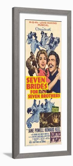 Seven Brides for Seven Brothers, 1954-null-Framed Art Print