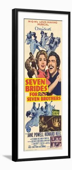 Seven Brides for Seven Brothers, 1954-null-Framed Art Print