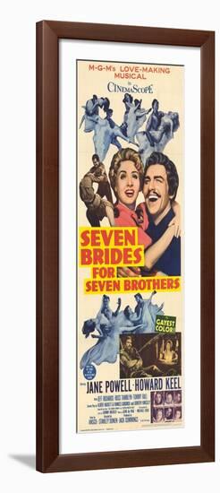 Seven Brides for Seven Brothers, 1954-null-Framed Art Print