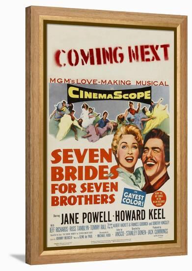 Seven Brides for Seven Brothers, 1954-null-Framed Stretched Canvas