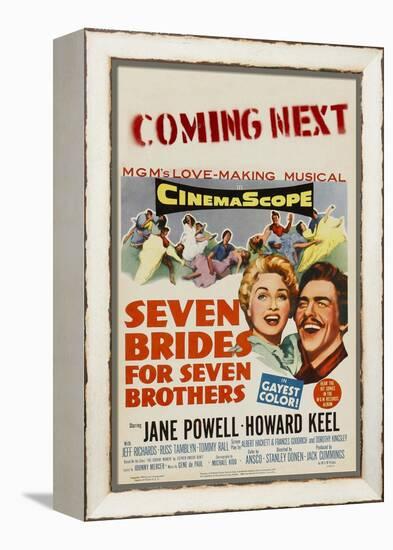 Seven Brides for Seven Brothers, 1954-null-Framed Stretched Canvas