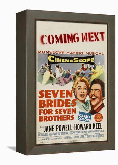 Seven Brides for Seven Brothers, 1954-null-Framed Stretched Canvas