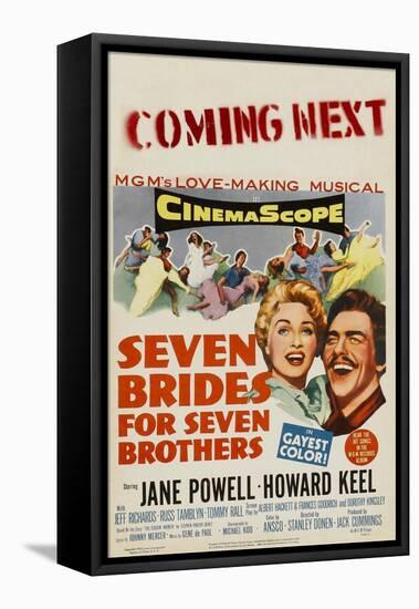 Seven Brides for Seven Brothers, 1954-null-Framed Stretched Canvas