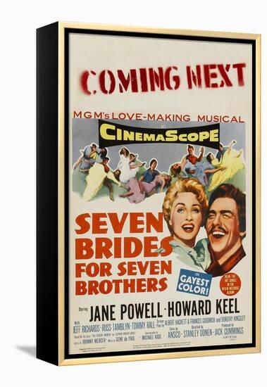 Seven Brides for Seven Brothers, 1954-null-Framed Stretched Canvas