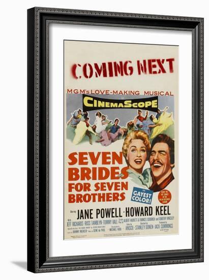 Seven Brides for Seven Brothers, 1954-null-Framed Art Print