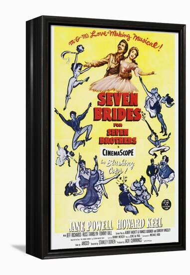 Seven Brides for Seven Brothers, 1954-null-Framed Premier Image Canvas