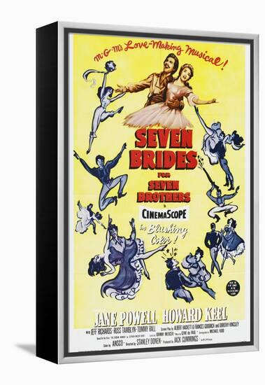 Seven Brides for Seven Brothers, 1954-null-Framed Premier Image Canvas