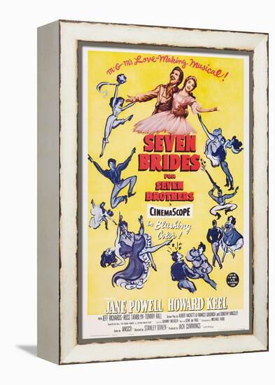 Seven Brides for Seven Brothers, 1954-null-Framed Stretched Canvas