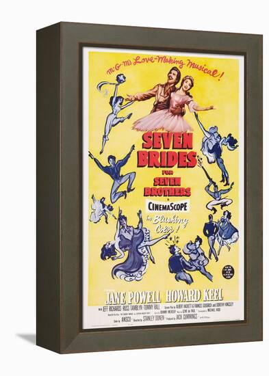 Seven Brides for Seven Brothers, 1954-null-Framed Stretched Canvas