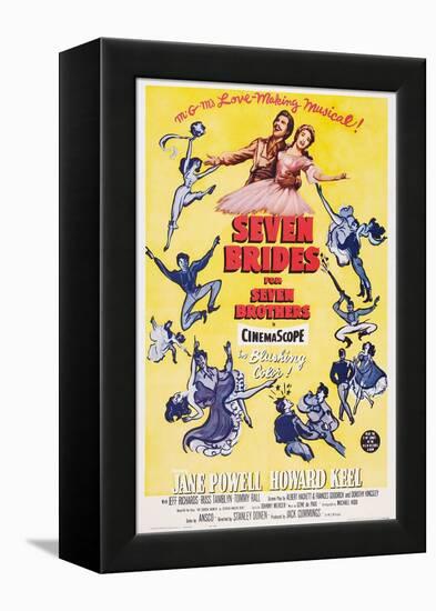 Seven Brides for Seven Brothers, 1954-null-Framed Stretched Canvas
