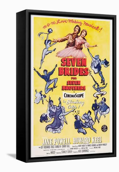 Seven Brides for Seven Brothers, 1954-null-Framed Stretched Canvas