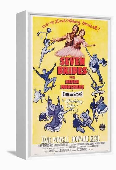 Seven Brides for Seven Brothers, 1954-null-Framed Stretched Canvas