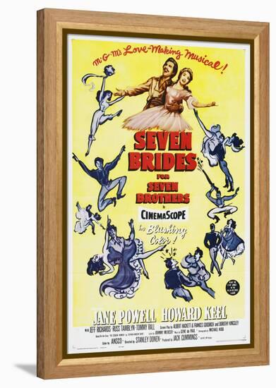 Seven Brides for Seven Brothers, 1954-null-Framed Stretched Canvas