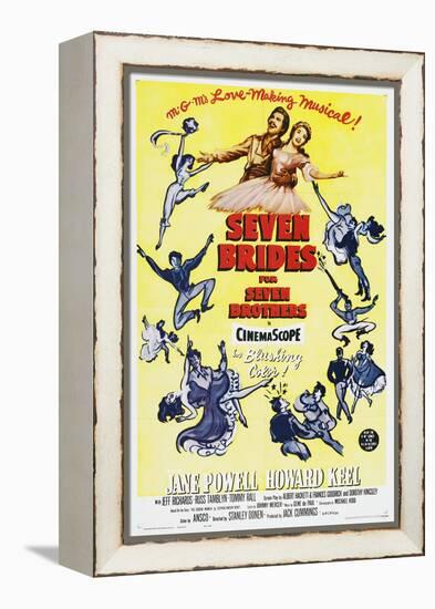 Seven Brides for Seven Brothers, 1954-null-Framed Stretched Canvas