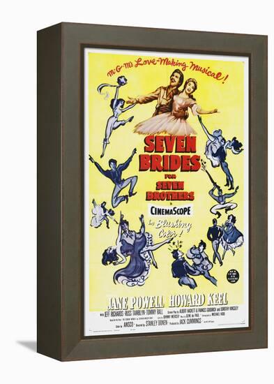 Seven Brides for Seven Brothers, 1954-null-Framed Stretched Canvas