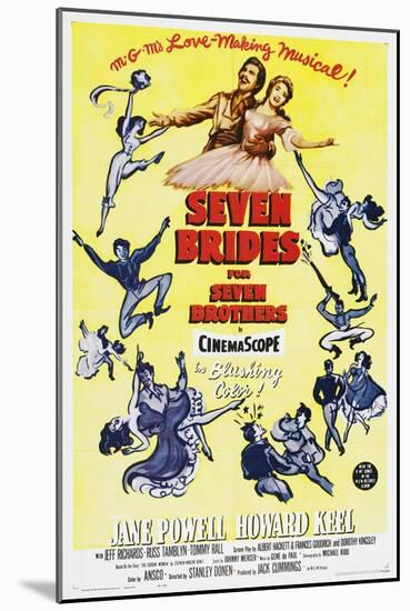 Seven Brides for Seven Brothers, 1954-null-Mounted Art Print