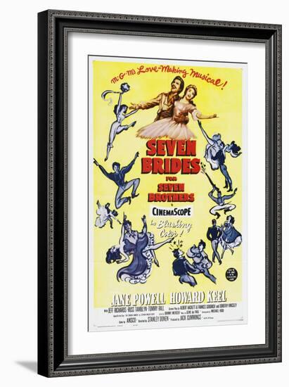 Seven Brides for Seven Brothers, 1954-null-Framed Art Print