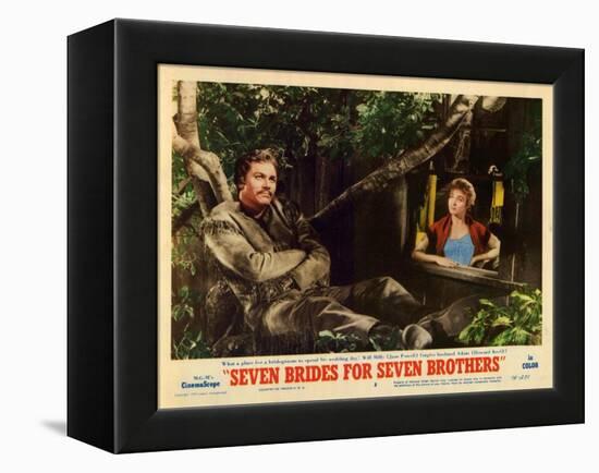 Seven Brides for Seven Brothers, 1954-null-Framed Stretched Canvas