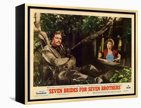 Seven Brides for Seven Brothers, 1954-null-Framed Stretched Canvas