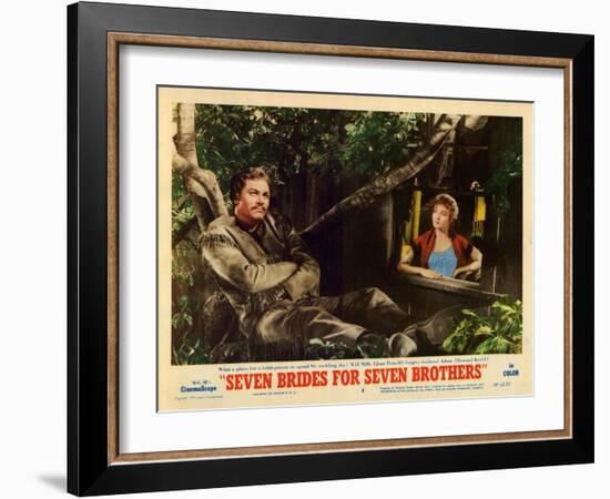 Seven Brides for Seven Brothers, 1954-null-Framed Art Print