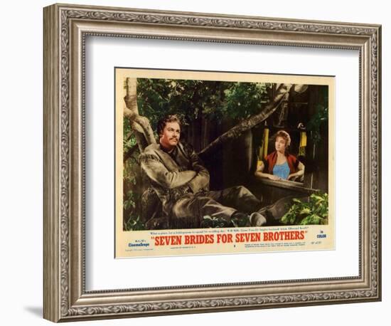 Seven Brides for Seven Brothers, 1954-null-Framed Art Print