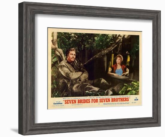 Seven Brides for Seven Brothers, 1954-null-Framed Art Print