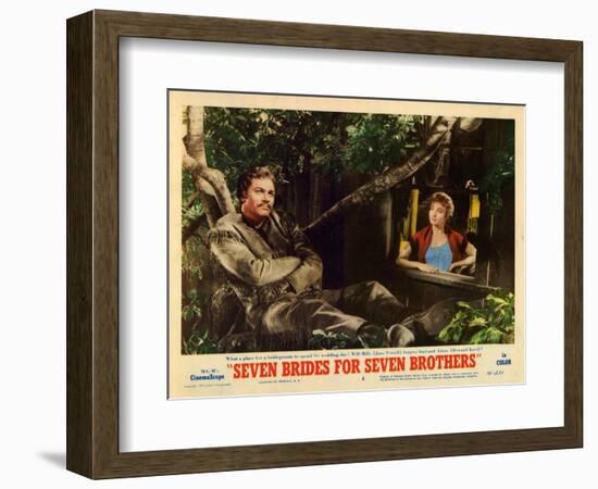 Seven Brides for Seven Brothers, 1954-null-Framed Art Print