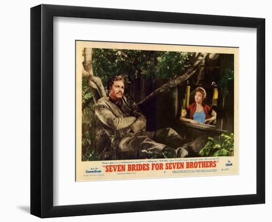 Seven Brides for Seven Brothers, 1954-null-Framed Art Print