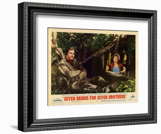 Seven Brides for Seven Brothers, 1954-null-Framed Art Print