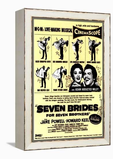 Seven Brides for Seven Brothers, 1954-null-Framed Stretched Canvas