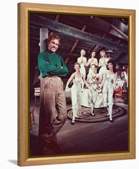 Seven Brides for Seven Brothers, Howard Keel, 1954-null-Framed Stretched Canvas