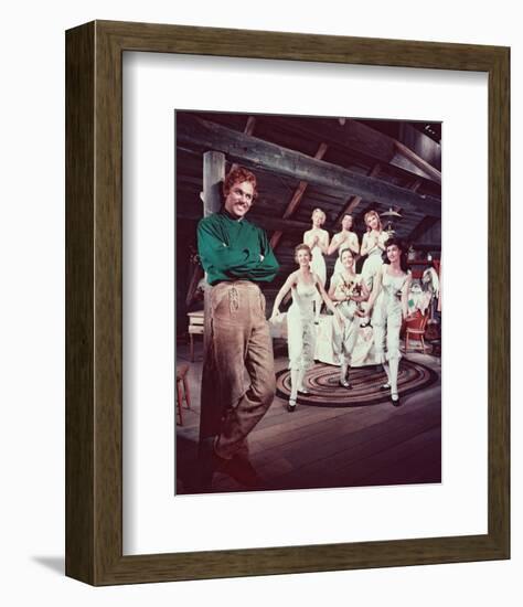 Seven Brides for Seven Brothers, Howard Keel, 1954-null-Framed Photo