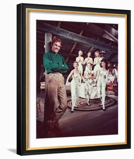 Seven Brides for Seven Brothers, Howard Keel, 1954-null-Framed Photo