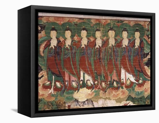 Seven Buddhas, Evoking the Great Bear, from Banner of Amrta-Raja-null-Framed Premier Image Canvas
