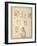 Seven Caricatured Profiles of Four Singers of the Papal Chapels-Pier Leone Ghezzi-Framed Giclee Print