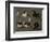 Seven Chicks-Melchior d'Hondecoeter-Framed Art Print