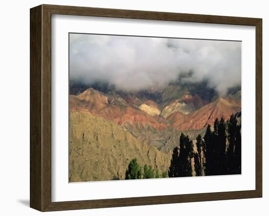 Seven Colours Mountain Near Purmamarca, Jujuy, Argentina, South America-Murray Louise-Framed Photographic Print