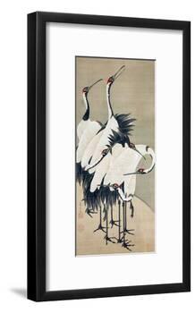 Seven Cranes-Jakuchu Ito-Framed Giclee Print