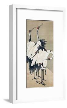 Seven Cranes-Jakuchu Ito-Framed Giclee Print