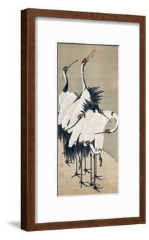 Seven Cranes-Jakuchu Ito-Framed Giclee Print