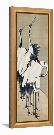 Seven Cranes-Jakuchu Ito-Framed Premier Image Canvas