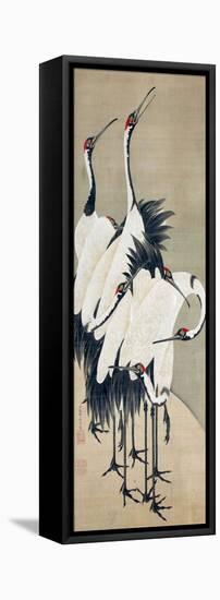 Seven Cranes-Jakuchu Ito-Framed Premier Image Canvas