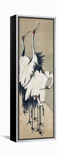 Seven Cranes-Jakuchu Ito-Framed Premier Image Canvas