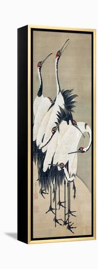 Seven Cranes-Jakuchu Ito-Framed Premier Image Canvas