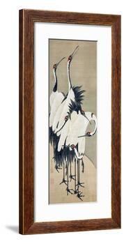Seven Cranes-Jakuchu Ito-Framed Giclee Print